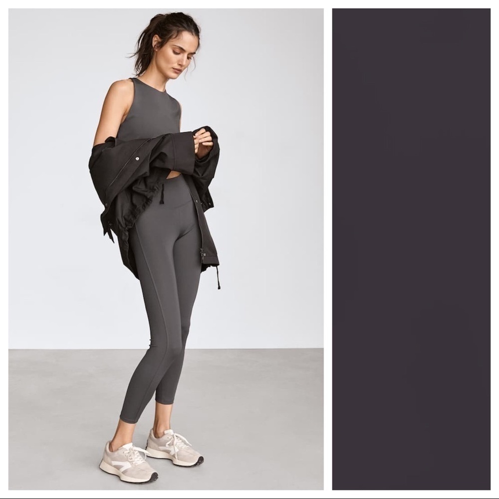 NWT. Massimo Dutti Gray High Waist Leggings Size S